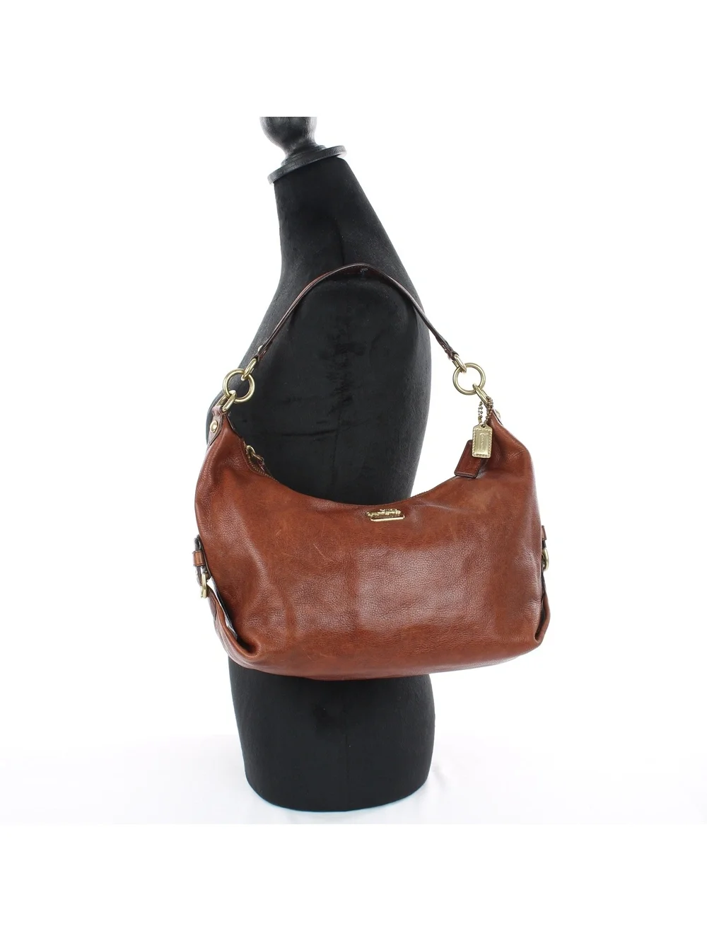 Coach Y2K Madison Hailey Brown Leather Hobo Bag 14304